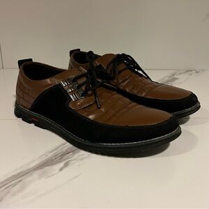 Gatsby Genuine Leather Orthopaedic Brown Oxfords Size 11.5 (45)